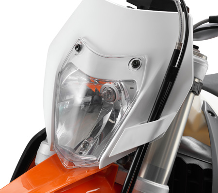 Plaque-phare avant Orange pour KTM 250 FREERIDE E-XC