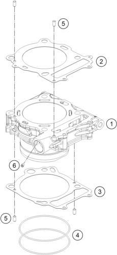 CYLINDRE POUR RC 250 R ROOKIES 2013 EU