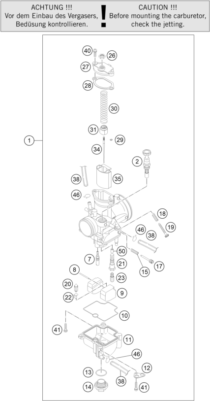 CARBURATEUR POUR 85 SX 1714 2025