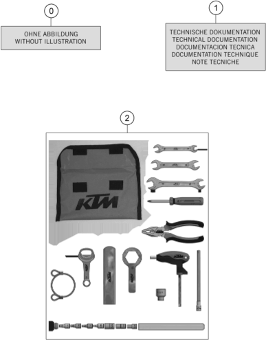 PIECES JOINTES POUR 1290 SUPER ADVENTURE S GREY 2024 EU