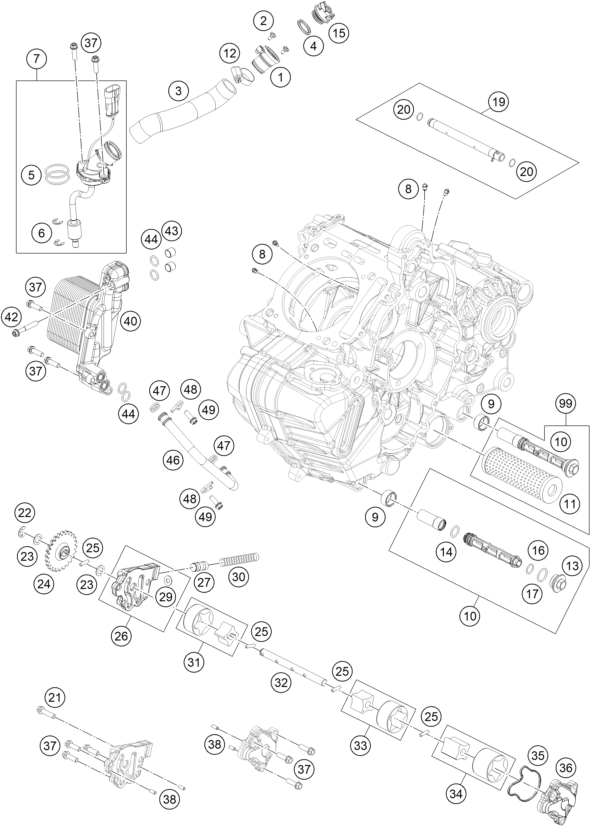 SYSTEME DE LUBRIFICATION POUR 1290 SUPER ADVENTURE R 2024 EU