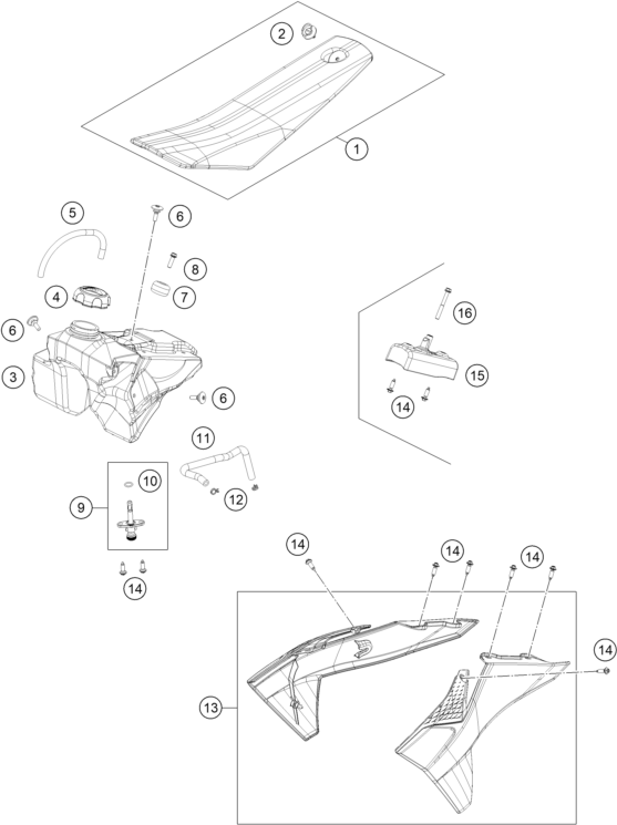 RESERVOIR SELLE POUR 50 SX 2024