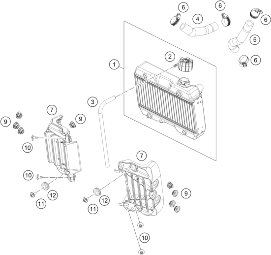 SYSTEME DE REFROIDISSEMENT POUR 50 SX 2024