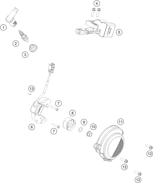 SYSTEME DE ALLUMAGE POUR 50 SX 2024