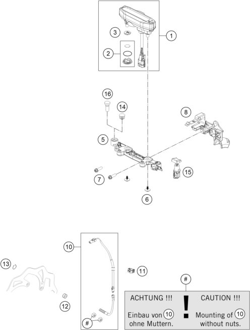 INSTRUMENTS  SYSTEME DE VERROUILLAGE POUR 300 XC W CHAMPION EDITION 2025