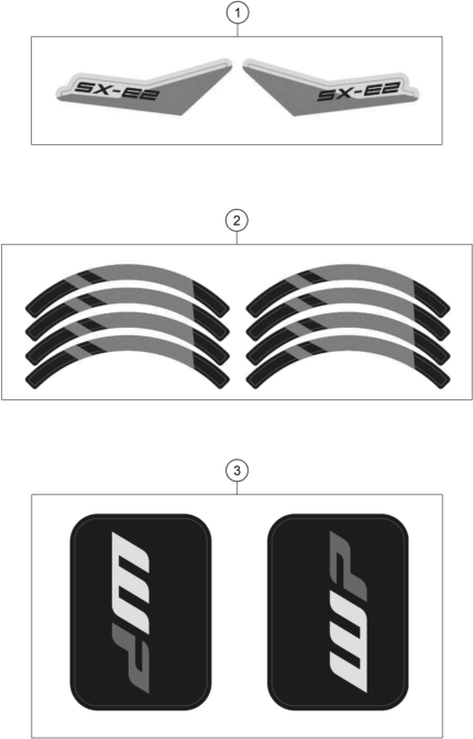 KIT DECO POUR SX E 2 2024 EU