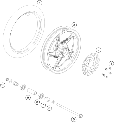 ROUE AVANT POUR SX E 2 2024 EU