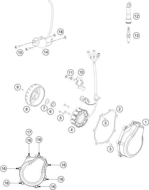 SYSTEME DE ALLUMAGE POUR 450 RALLY REPLICA 2025