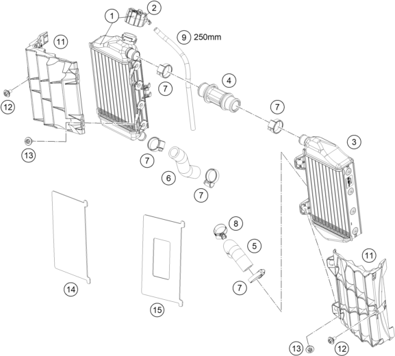 SYSTEME DE REFROIDISSEMENT POUR 85 SX 1714 2025