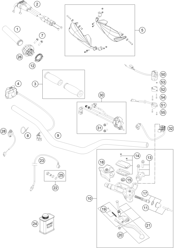 GUIDON ARMATURES POUR 450 RALLY REPLICA 2025