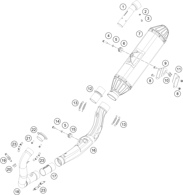 SYSTEME DECHAPPEMENT POUR 450 RALLY REPLICA 2025