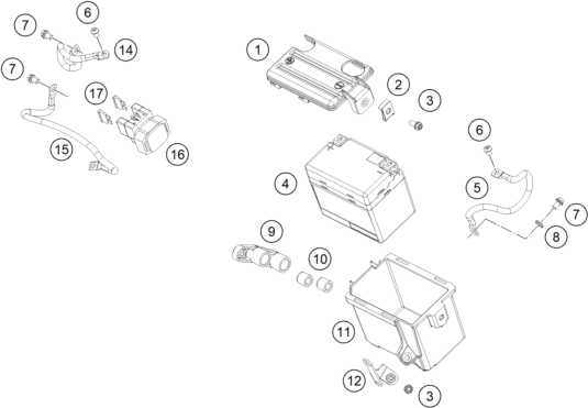 BATTERIE POUR 450 RALLY REPLICA 2025