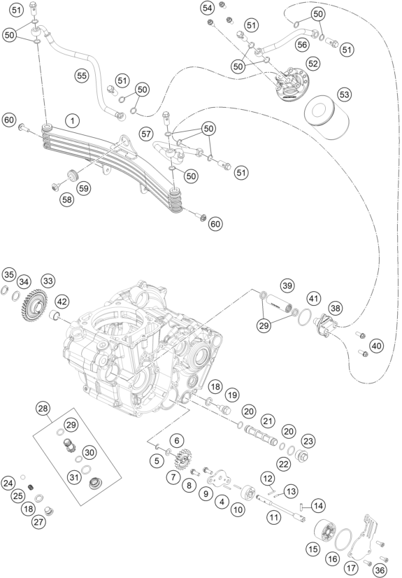 SYSTEME DE LUBRIFICATION POUR 450 RALLY REPLICA 2025