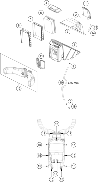 FILTRE A AIR POUR 1390 SUPER ADVENTURE R 2025