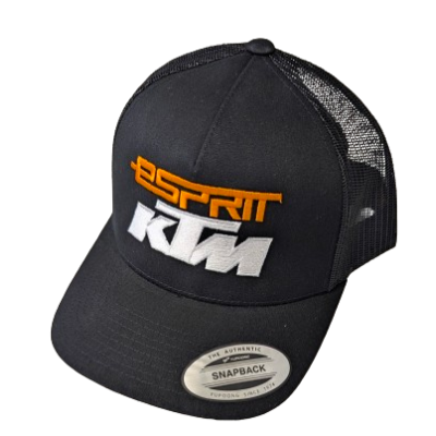 CASQUETTE NOIRE "CURVED CAP" ESPRIT KTM 