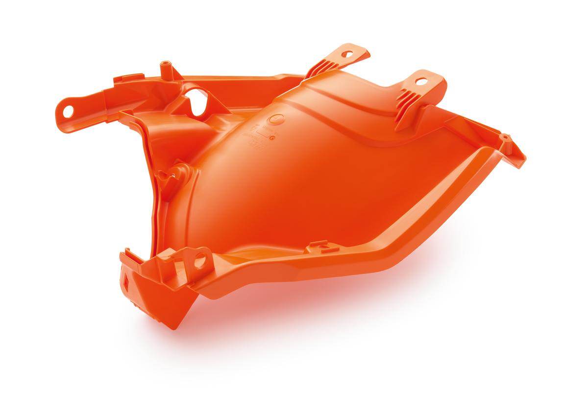 Partie inférieure du boitier de Filtre à air Orange pour KTM SX/SX-F (23)
